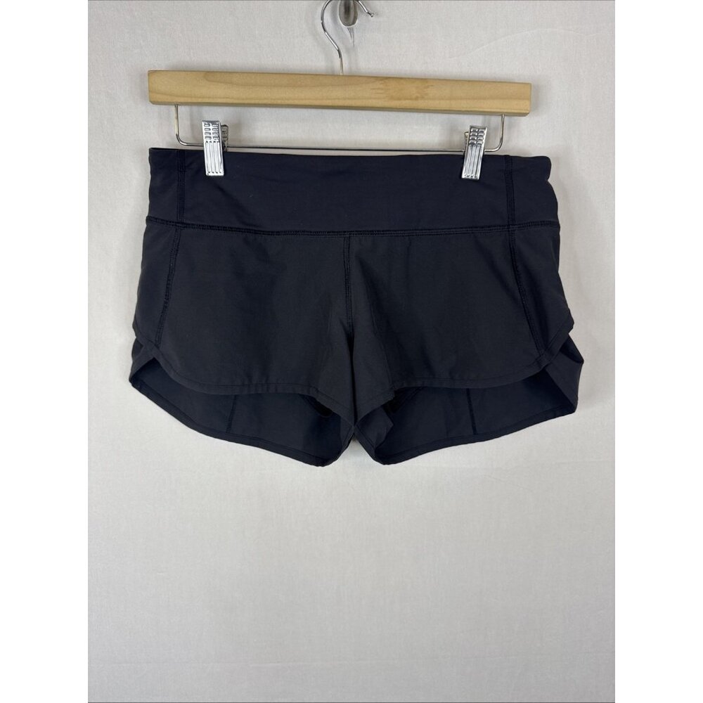 Lululemon Speed Running Shorts‎ Black Women  Size 6